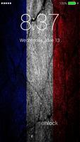 Flag of France Lock Screen & Wallpaper Affiche