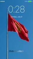 Flag of Kyrgyzstan Lock Screen & Wallpaper 截圖 3