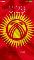 Flag of Kyrgyzstan Lock Screen & Wallpaper captura de pantalla 1