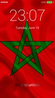 Flag of Morocco Lock Screen & Wallpaper Affiche