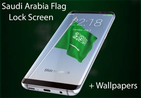 Flag of Saudi Arabia Lock Screen & Wallpaper Affiche