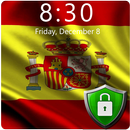 Flag of Spain Lock Screen & Wallpaper APK