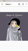 Status WA Hijrah : Kartun Lucu Muslimah Screenshot 3