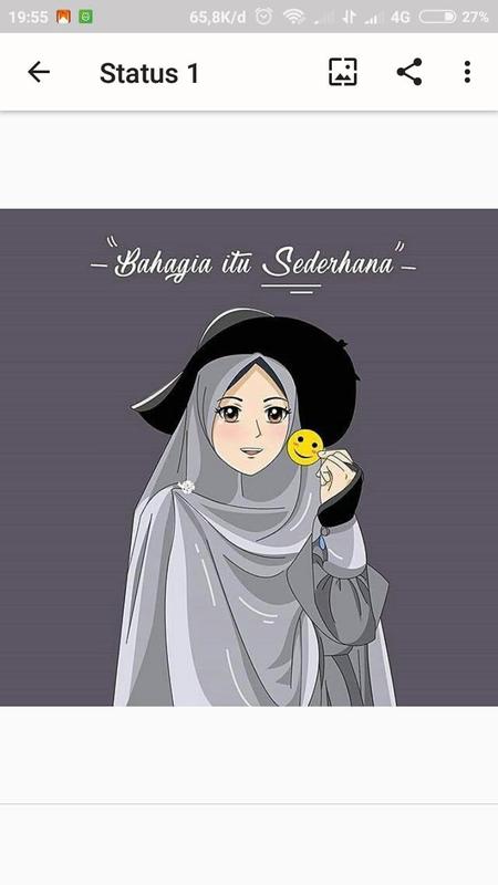 Terkeren 10 Foto Profil Wa Keren Kartun Muslimah Arka 