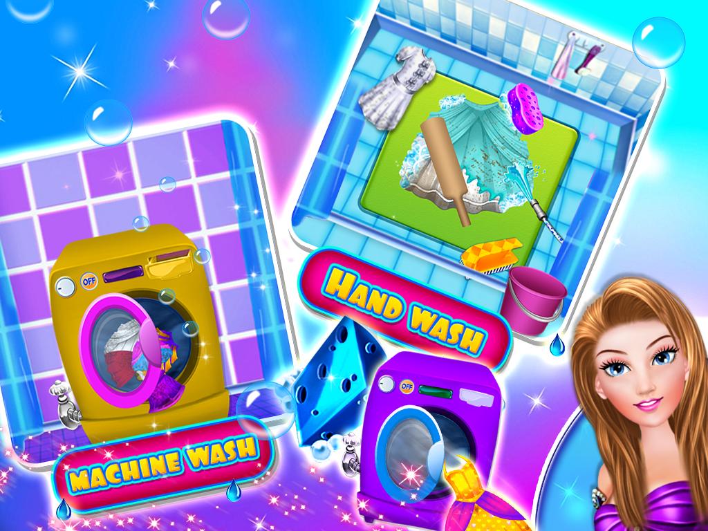 Laundry Wash Clothes And Ironing Game For Girls For Android - laundry game roblox