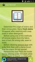 برنامه‌نما How to Remove Stains عکس از صفحه