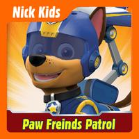 Paw Friend's Patrol Adventure Games Affiche
