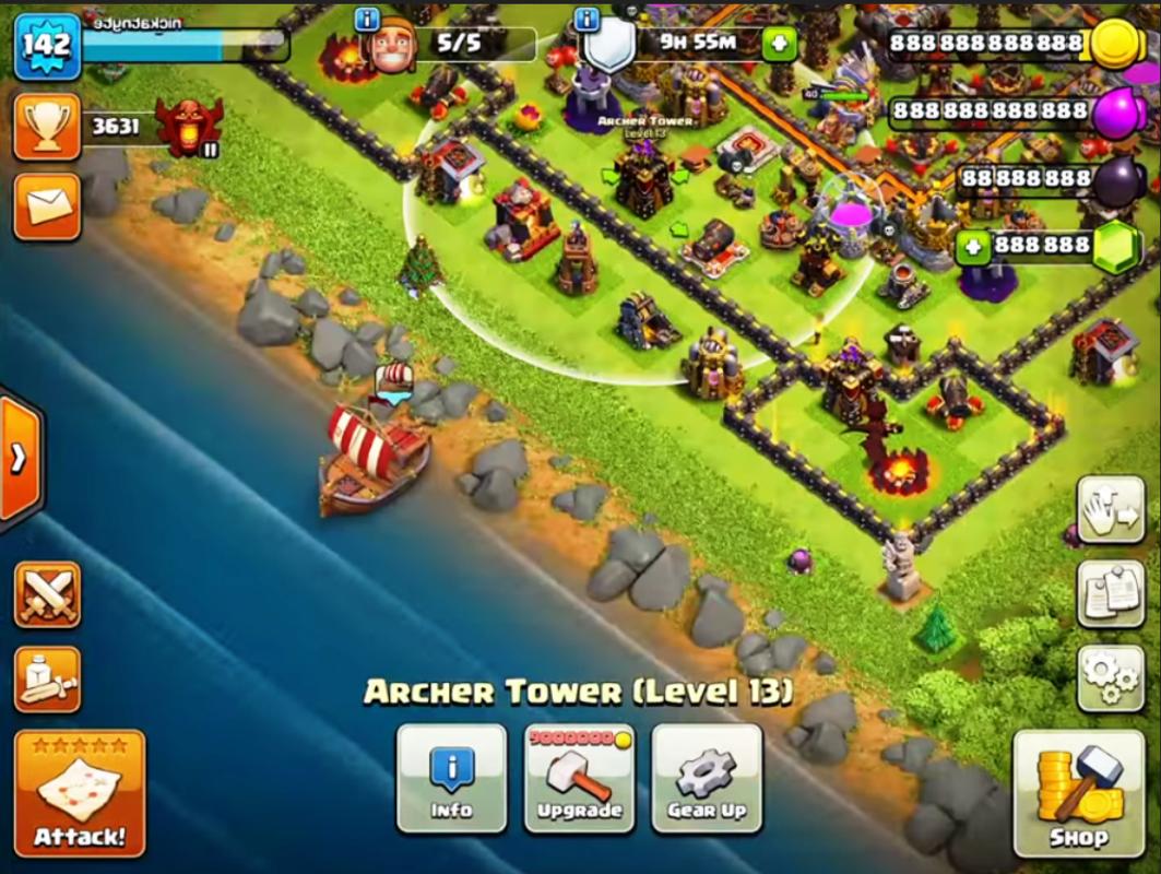 chest of gems clash of clans apk