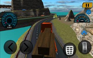 Cargo Transporter Truck - Drive Off Load Simulator 스크린샷 3