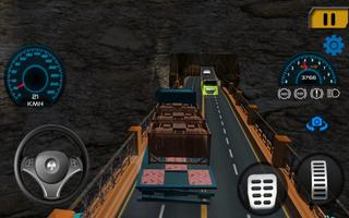 Cargo Transporter Truck - Drive Off Load Simulator اسکرین شاٹ 1