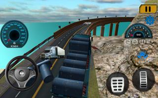 Cargo Transporter Truck - Drive Off Load Simulator اسکرین شاٹ 2