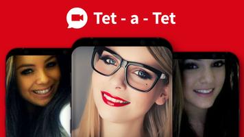 Tet-a-Tet Video Dating Chat الملصق