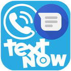 Calls TextNow & Free text tips-icoon