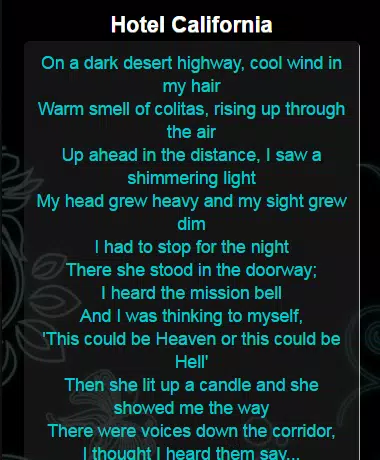 Eagles Lyrics APK for Android Download