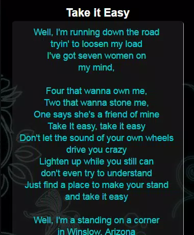Eagles Lyrics APK for Android Download