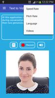 Text to Video Speech capture d'écran 1
