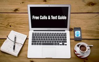 Free Calls & Text Guide Plakat