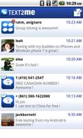 Text2Me - Free SMS Cartaz