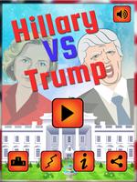 Hillary v/s Trump Poster