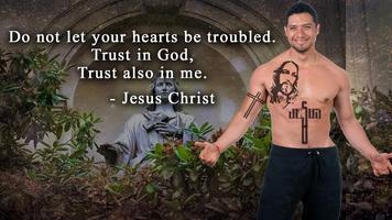 Jesus Christ Quotes - Jesus Tattoo Photo Editor Affiche