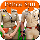 Men Police Suit Photo Editor أيقونة