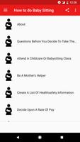 How to do Baby Sitting screenshot 1