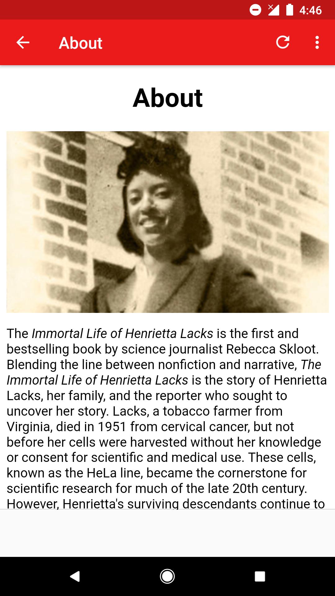 The Immortal Life Of Henrietta Lacks Summary Of Each Chapter
