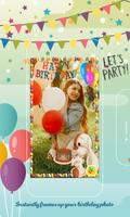 Birthday Photo Frame पोस्टर