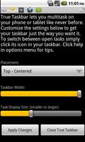 True Taskbar Demo โปสเตอร์