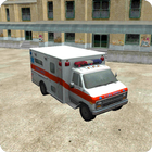Ambulancia 3D Parking Juego icono
