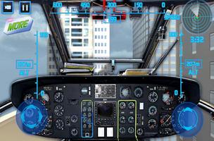 Helicopter Flight Simulator 3D capture d'écran 3