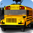 School Bus Pick Up Driving 3D icône
