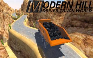 Modern Hill Driver Truck World Affiche