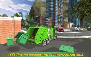 Off Route Garbage Truck Pilote Affiche