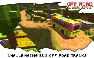 Off-Road Hill Bus kierowcy plakat