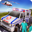 ambulance et hélicoptère