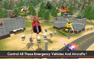 Ambulance & Helicopter SIM 2 captura de pantalla 2