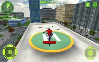 Ambulance Helicopter Simulator capture d'écran 2