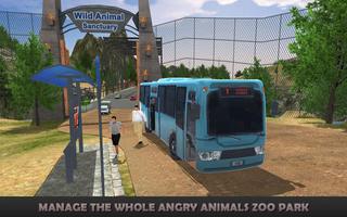 Angry Animals Zoo Park SIM 17 پوسٹر