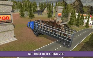 Dinosaur Angry Zoo Transport Affiche