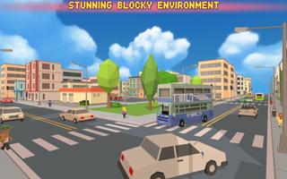 Bus Simulator City Craft Poster
