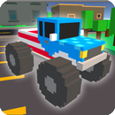 Blocky City: Drift Racing Craft APK