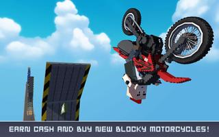 Blocky Crazy Stunt Jumper captura de pantalla 3