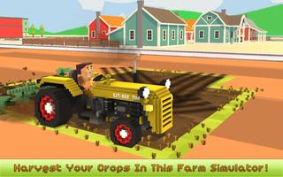 Blocky Farm: Corn Professional اسکرین شاٹ 1
