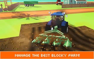 Blocky Farm: Field Worker SIM poster