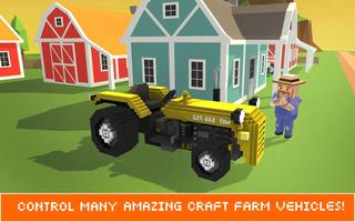 Blocky Farm: Field Worker SIM screenshot 1