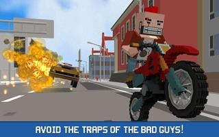 Blocky Police Criminal Chase Affiche