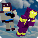 APK Blocky Superhero: Villain Destroyer