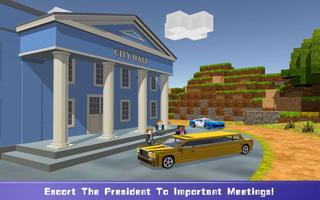 Blocky Security: USA President اسکرین شاٹ 1