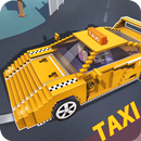 Blocky Taxi Driver: City Rush APK